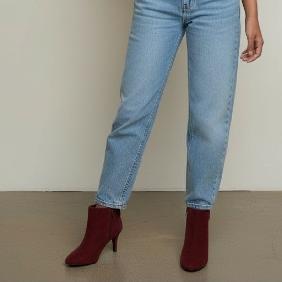 Alfani Shoes - Alfani Step 'N Flex dark berry faux suede ankle boots 3” Heel Size 8.5M